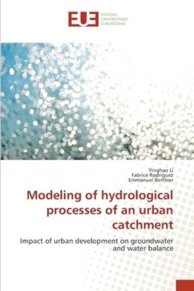 Cover for Li · Modeling of hydrological processes o (Buch) (2017)