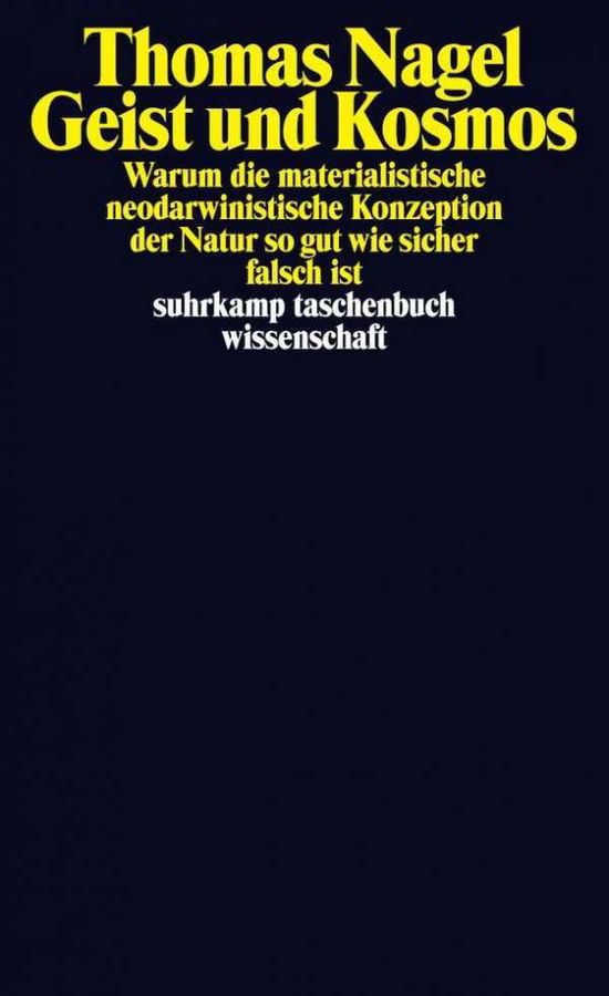 Cover for Thomas Nagel · Suhrk.TB.Wi 2151 Nagel.Geist und Kosmo (Book)
