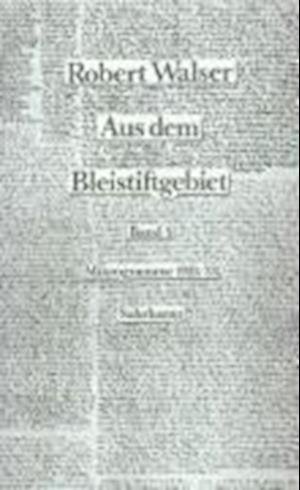 Cover for Robert Walser · Aus Dem Bleistiftgebiet.5/6 (Bog)