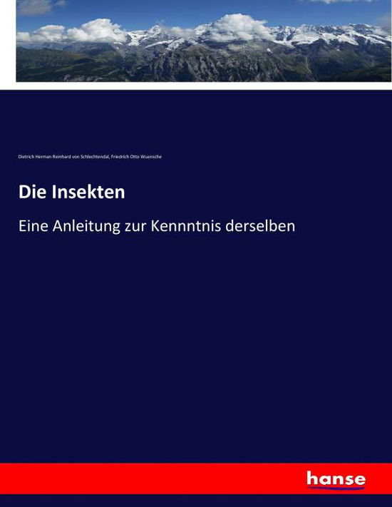 Cover for Schlechtendal · Die Insekten (Book) (2017)