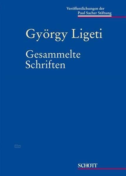 Cover for G. Ligeti · Gesammelte Schriften.1-2 (Bog)