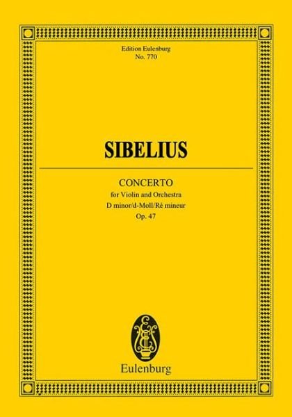 Cover for Jean Sibelius · Concerto for Violin &amp; Orchestra D Minor (Paperback Bog)