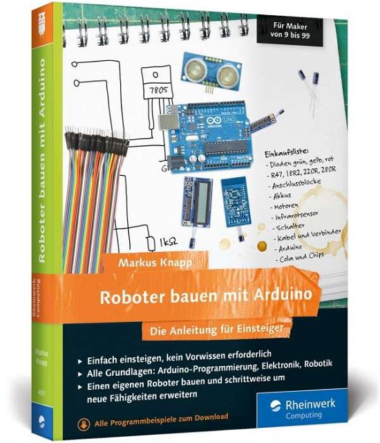 Cover for Knapp · Roboter bauen mit Arduino (Bok)