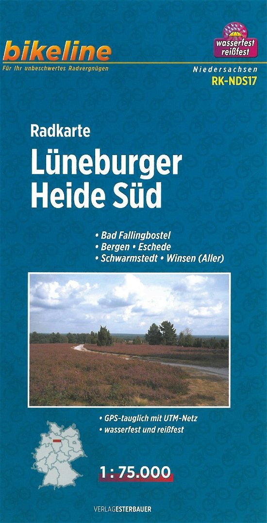 Lüneburger Heide Süd: Bad Fallingbostel, Bergen, Eschede, Schwarmstadt, Winsen (Aller), Bikeline Radkarte - Esterbauer - Books - Esterbauer Verlag - 9783850003513 - October 1, 2012