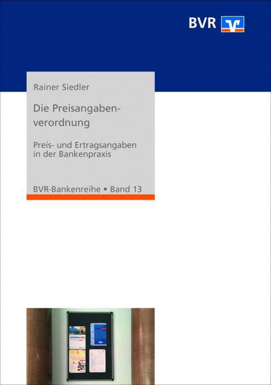 Cover for Siedler · Die Preisangabenverordnung (Book)