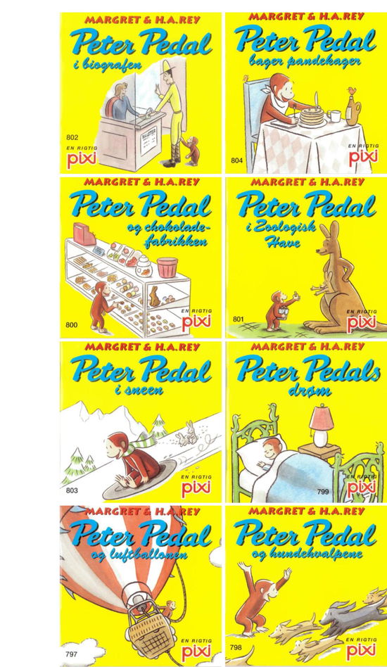 PIXI: Pixi®-serie 108: Peter Pedal (kolli 48) - H. A. Rey; Margret Rey - Bøger - CARLSEN - 9788762646513 - 18. juni 2002