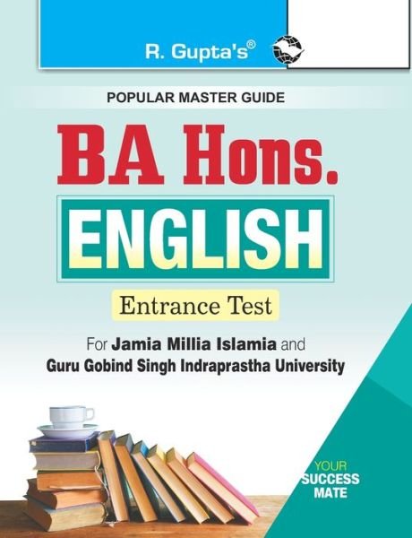 Cover for Rph Editorial Board · Ba Hons. English Entrance Exam Guide for Jmi &amp; Ggsipu (Paperback Bog) (2020)