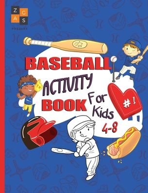 Cover for Zags Puzzles · Baseball Activity Book for Kids 4-8 (Pocketbok) (2020)