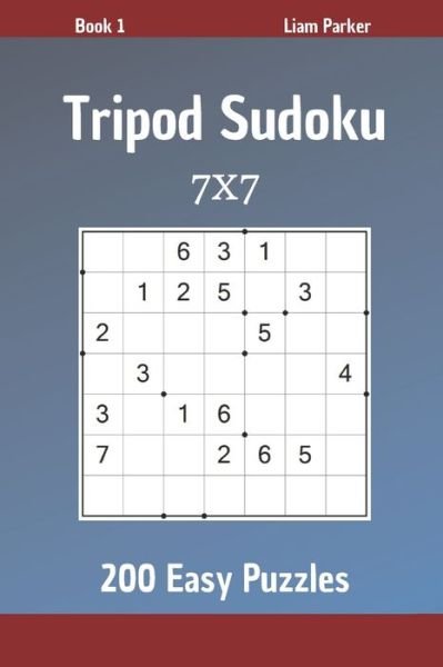 Cover for Liam Parker · Tripod Sudoku - 200 Easy Puzzles 7x7 Book 1 (Paperback Book) (2020)
