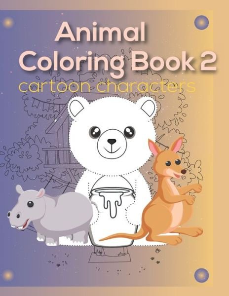 Cover for Modar Saif · Animal coloring book 2 (Paperback Book) (2020)