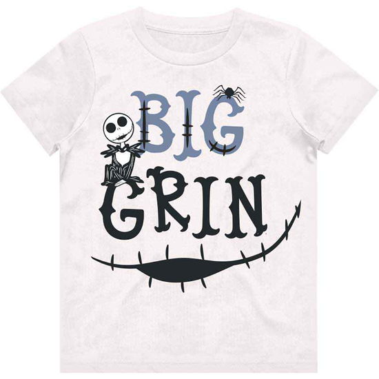 The Nightmare Before Christmas Kids T-Shirt: Big Grin - Nightmare Before Christmas - The - Merchandise -  - 9950670573513 - 