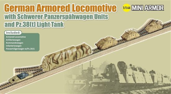 Dragon - 1/144 Mini Armor German Armored Locomotive Pz.38t - Dragon - Merchandise - Marco Polo - 0089195141514 - 