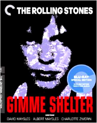 Cover for Criterion Collection · Gimme Shelter (1970)/bd (Blu-ray) (2009)