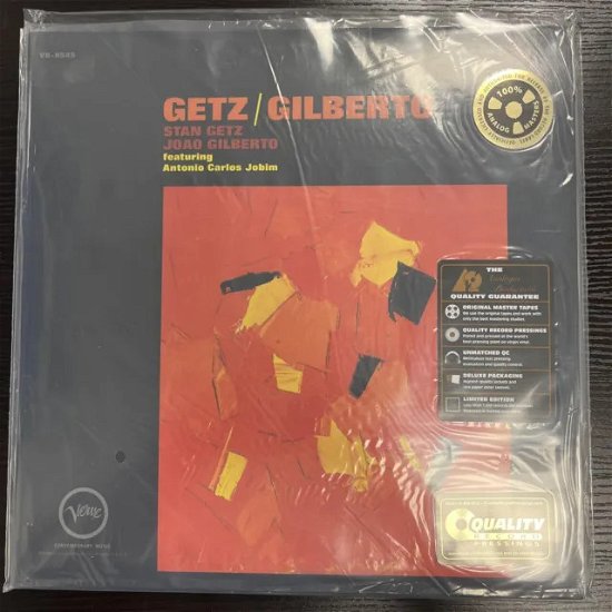 Cover for Getz, Stan &amp; Gilberto · Getz &amp; Gilberto (LP) [Analogue Productions edition] (2023)
