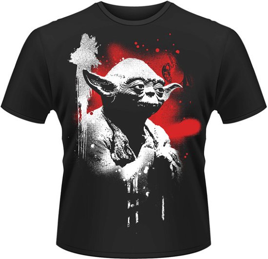 Cover for Star Wars · Yoda Black (T-shirt) [size S] (2014)