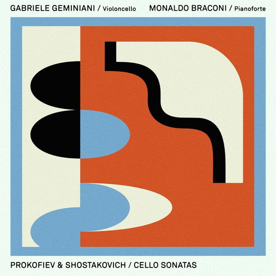 Cover for Geminiani, Gabriele / Braconi, Monaldo · Prokofiev &amp; Shostakovich Cello Sonatas (CD) (2022)