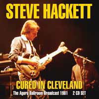 Cover for Steve Hackett · Cured In Cleveland (CD) (2019)