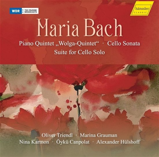 Cover for Triendl / Graumann / Karmon · Maria Bach: Wolga-quintet / Cello Sonata (CD) (2022)