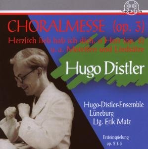 Cover for Distler / Matz / Ensemble Luneburg · Chorwerke (CD) (2008)