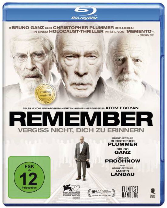 Cover for Atom Egoyan · Remember (Blu-ray) (2016)