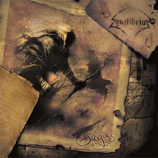 Cover for Equeilibrium · Saga Sandstone - Brown Swirl Vinyl - Ltd Edt (LP) (2022)