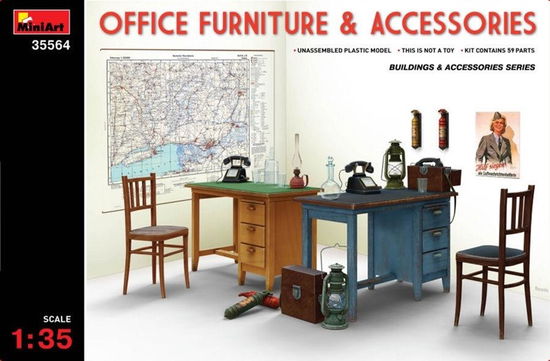 Office Furniture En Accessories - MiniArt - Gadżety - Miniarts - 4820183310514 - 