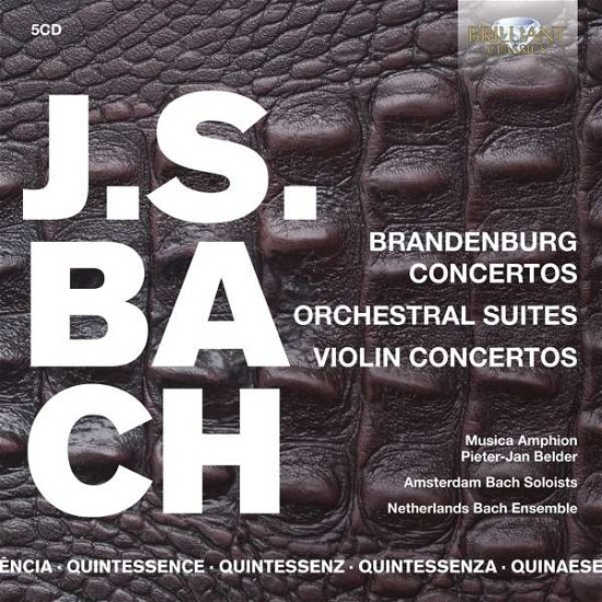 Brandenburg Concertos / Orchestral Suites / Violin Concerto - Musica Amphion / Pieter-Jan Belder - Musiikki - BRILLIANT CLASSICS - 5028421961514 - perjantai 4. syyskuuta 2020
