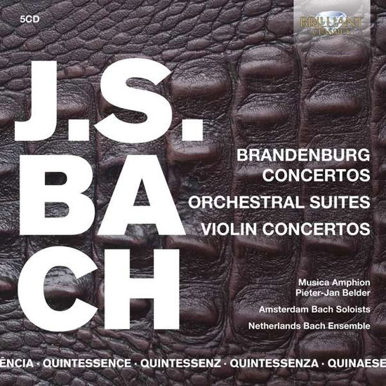 Brandenburg Concertos / Orchestral Suites / Violin Concerto - Musica Amphion / Pieter-Jan Belder - Musik - BRILLIANT CLASSICS - 5028421961514 - 4. september 2020