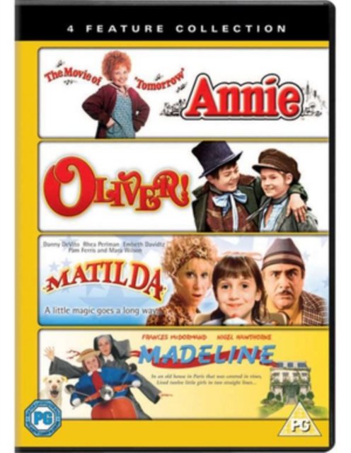 Annie / Oliver / Matilda / Madeline - Annie / Oliver / Matilda / Mad - Elokuva - Sony Pictures - 5035822751514 - maanantai 16. marraskuuta 2015