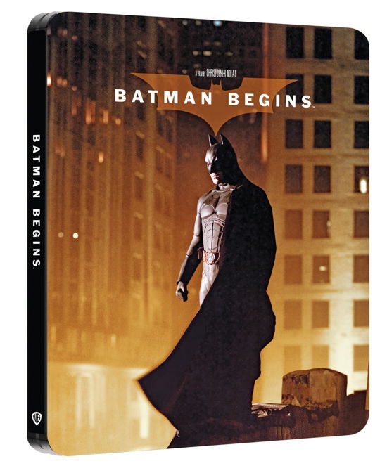 Cover for Batman Begins (Steelbook) (4k · Batman Begins (Steelbook) (4K Ultra Hd+Blu-Ray) (Blu-Ray) (2022)