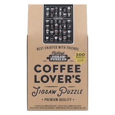 Cover for Ridley's Games · Coffee Lover's 500 Piece Jigsaw Puzzle (Jigsaw Puzzle) (2018)