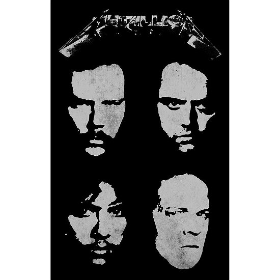 Metallica Textile Poster: Black Album - Metallica - Fanituote -  - 5056365714514 - 