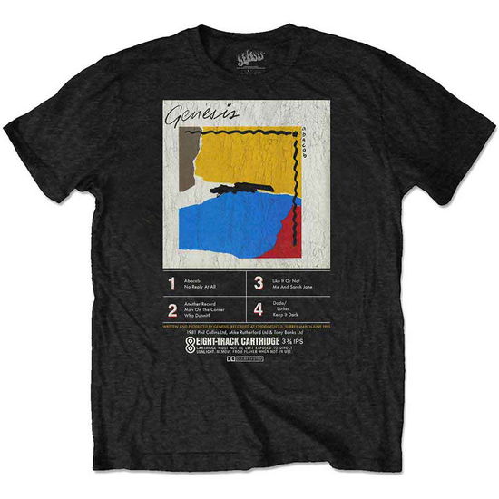 Genesis Unisex T-Shirt: ABACAB 8-Track - Genesis - Merchandise -  - 5056561015514 - 