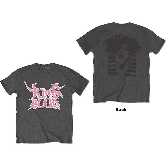 Yungblud Unisex T-Shirt: DEADHAPPY Pink (Back Print) - Yungblud - Koopwaar -  - 5056561031514 - 