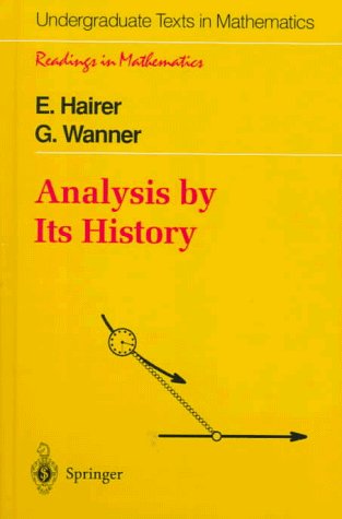Cover for Gerhard Wanner · Analysis by Its History (Undergraduate Texts in Mathematics / Readings in Mathematics) (Hardcover bog) (1995)