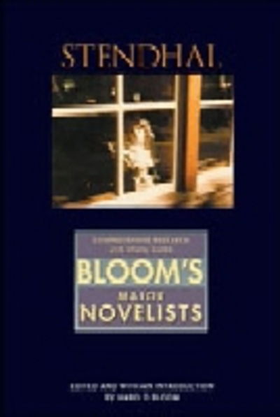 Cover for Harold Bloom · Stendhal - Bloom's Major Novelists (Gebundenes Buch) (2001)