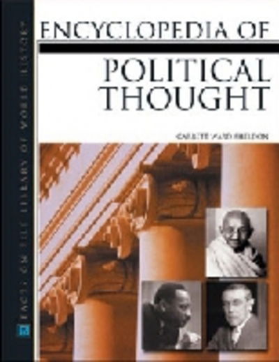 Cover for Garrett Ward Sheldon · Encyclopedia of Political Thought (Hardcover Book) (2001)