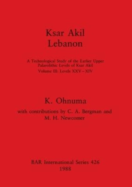 Cover for Ksar Akil, Lebanon. (N/A) (1988)