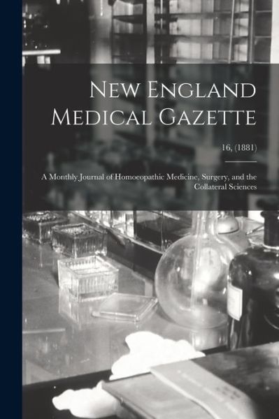 Cover for Anonymous · New England Medical Gazette (Paperback Book) (2021)