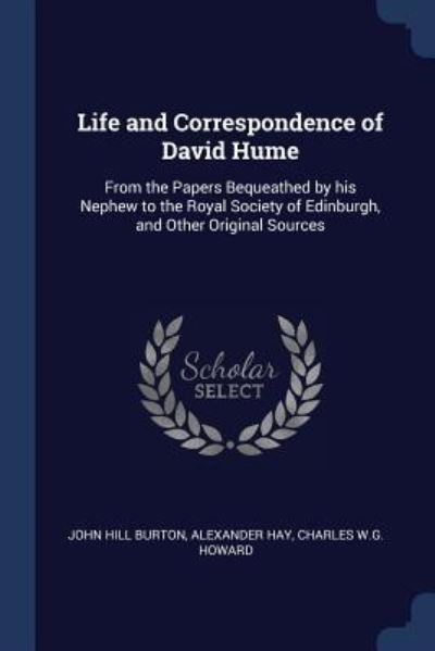 Cover for John Hill Burton · Life and Correspondence of David Hume (Paperback Book) (2018)