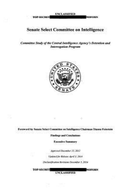 Cover for Senate Select Committee on Intelligence · Senate Select Committee on Intelligence: Committee Study of the Central Intelligence Agency 's Detention and Interrogation Program (Paperback Book) (2015)