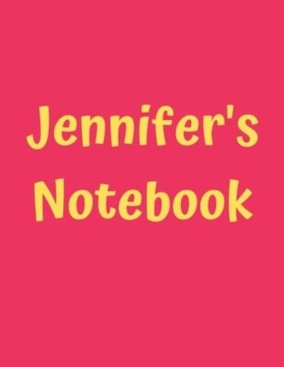 Cover for 99 Notes · Jennifer's Notebook (Pocketbok) (2019)