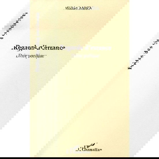 Cover for Widad Amra · Regards d'errance (Paperback Book) (2020)