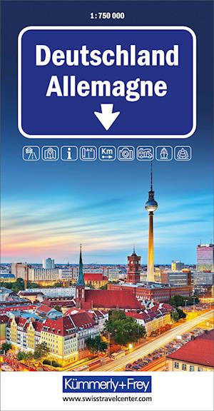 Cover for Germany - Road maps (Map) (2024)