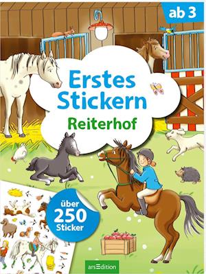 Erstes Stickern – Reiterhof - Petra Theissen - Books - arsEdition - 9783845862514 - June 27, 2025