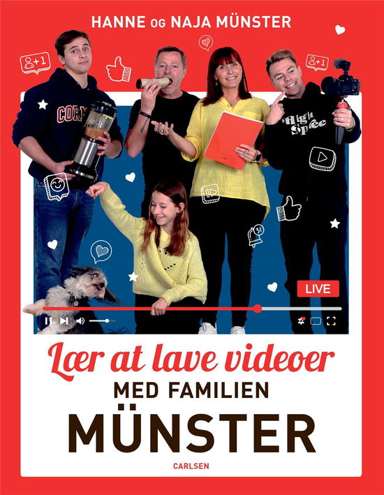 Cover for Hanne Münster · Naja Münster: Lær at lave videoer med familien Münster (Innbunden bok) [1. utgave] (2022)