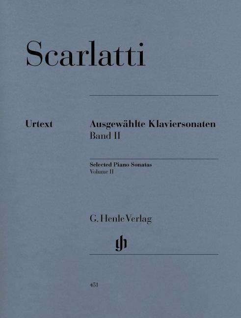 Ausgew.Klaviersonat.02.HN451 - Scarlatti - Books - SCHOTT & CO - 9790201804514 - April 6, 2018