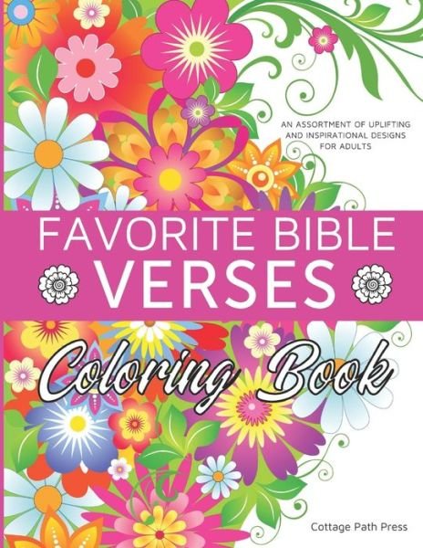 Cover for Cottage Path Press · Favorite Bible Verses Coloring Book (Paperback Bog) (2020)