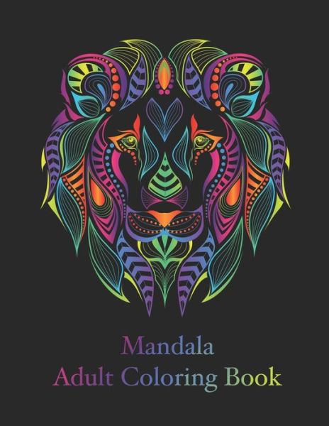 Cover for Ashlynn Jacobs · Mandala Adult Coloring Book (Paperback Book) (2020)