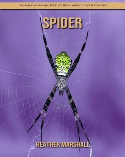 Cover for Heather Marshall · Spider: An Amazing Animal Picture Book about Spider for Kids (Taschenbuch) (2021)